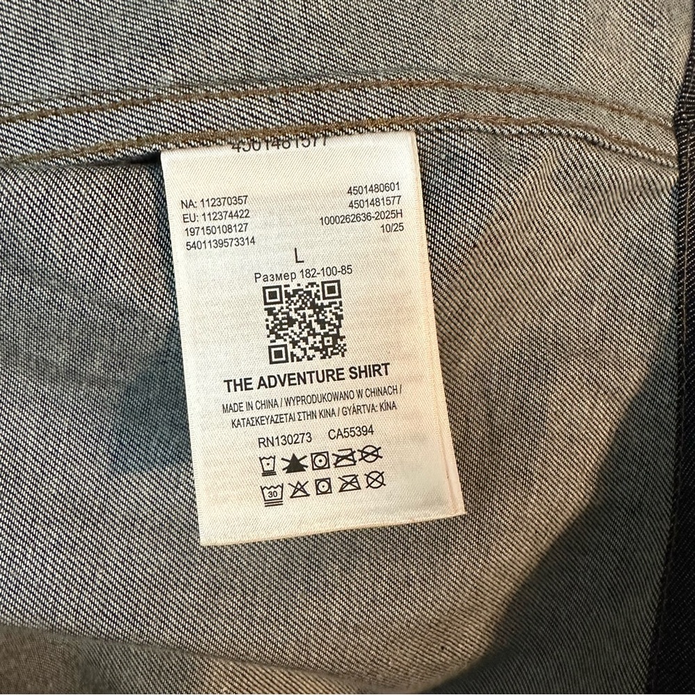 WRANGLER / FILSON Size LARGE The Adventure Shirt - Picture 9 of 11